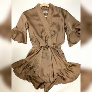 Lioness Silky Ruffled Romper Playsuit